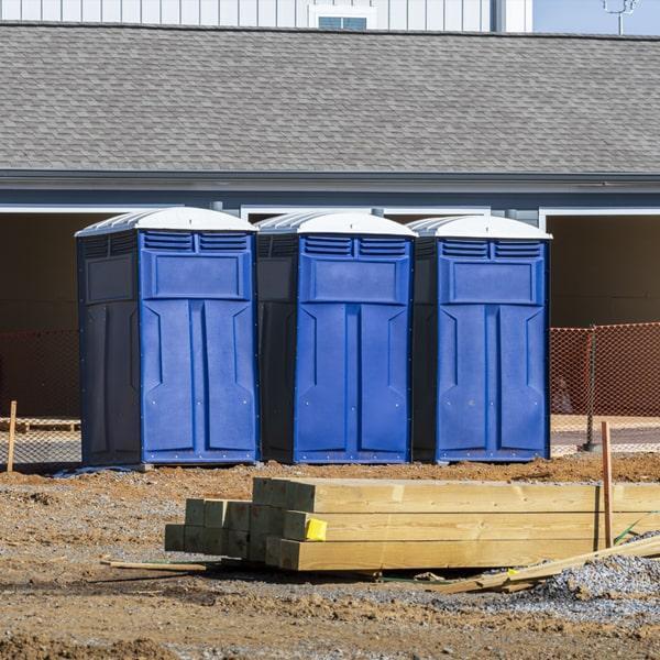 Heavy-duty construction site porta potty in Norwich, New York